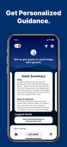 Sail Wellness: AI Nutritionist screenshot