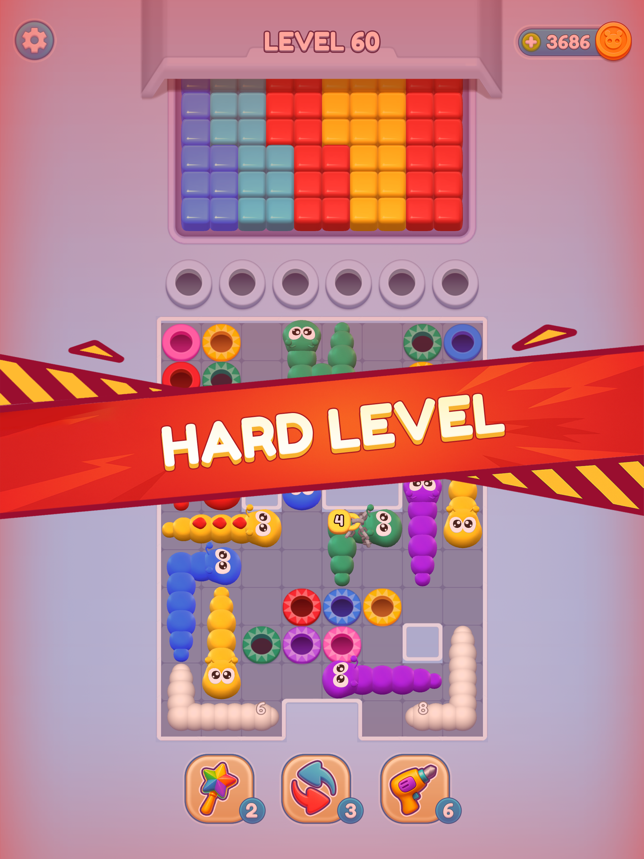 Worm Escape 3D Cube Blast screenshot 10