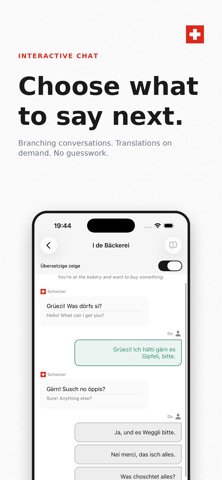 Grüezi - Learn Swiss German iPhone screenshot