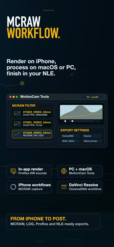 MotionCam Pro: RAW Capture screenshot 7 of 8