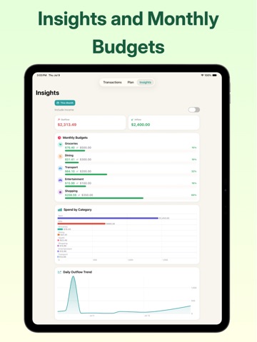 Pocket Register iPad screenshot