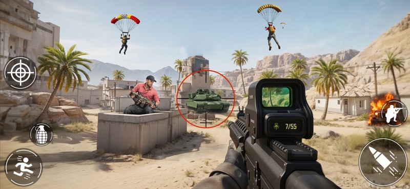 Jogo Tiro Com Arma Tiro PVP screenshot 3