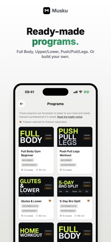 Musku - Workout Tracker Screenshot 8 of 8