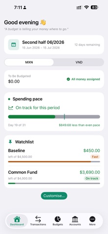 Finanzita Pocket iPhone screenshot
