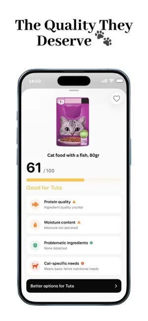 Kitto: Cat Food Scanner screenshot 2