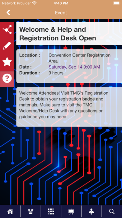 ATA Meetings & Events Screenshot