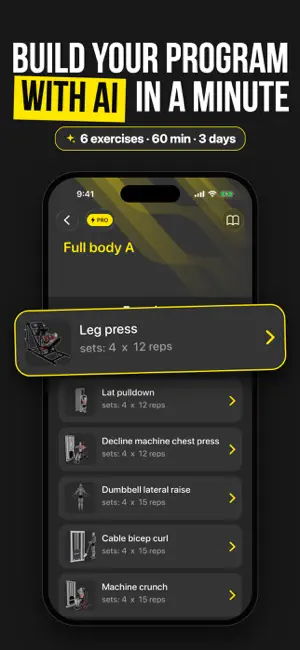 Gym Workout Planner: Tonus screenshot 2