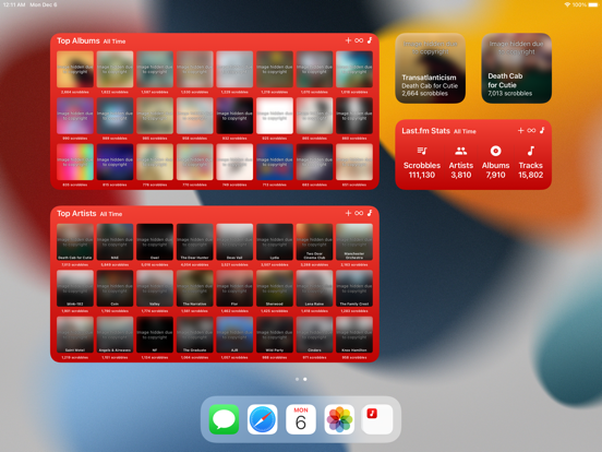 Screenshot #5 pour Finale for Last.fm