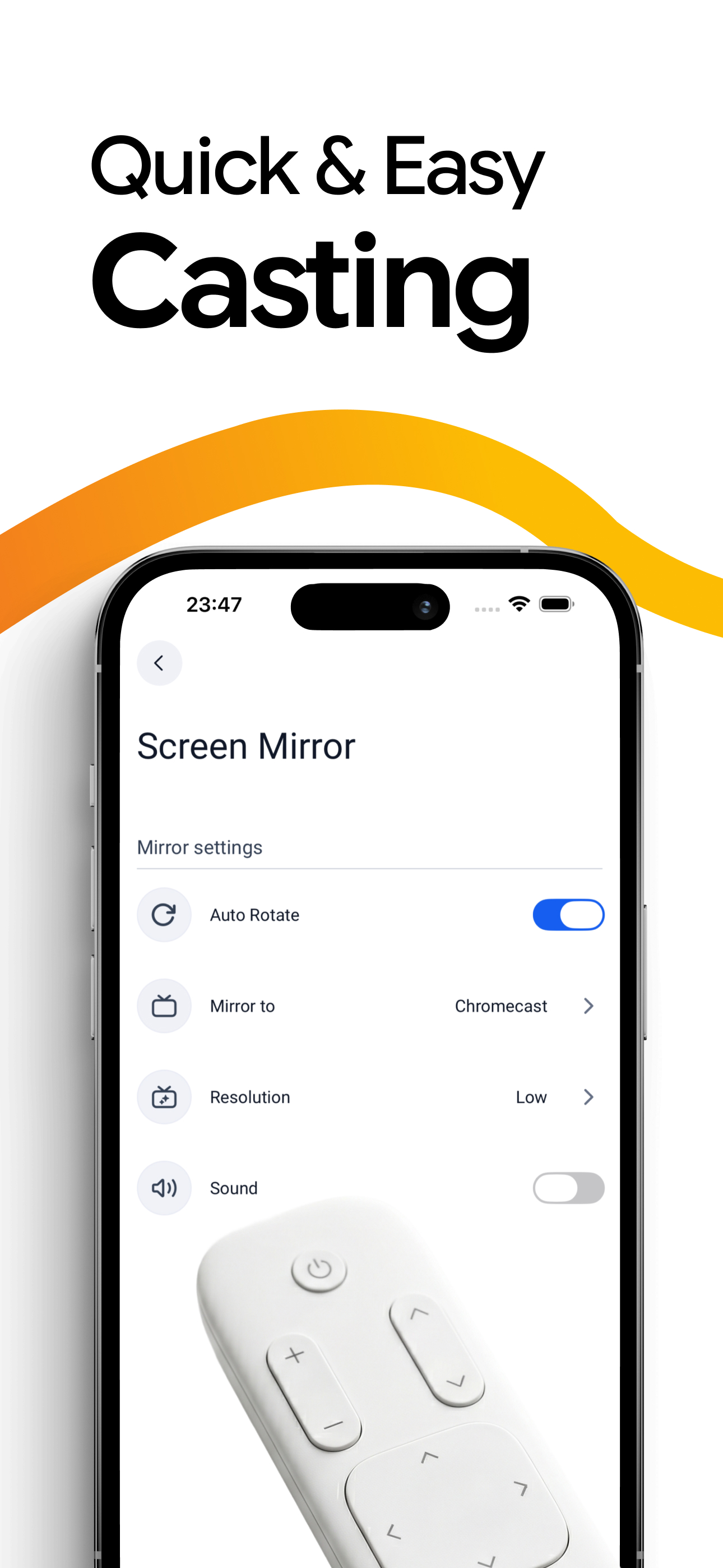 SwiftCast for ChromecastTV