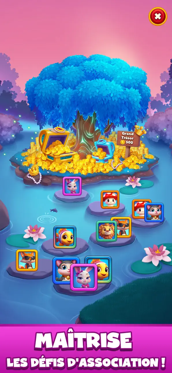 Goodwill Tiles: Match & Rescue iOS Mod IPA screenshot 5 - iOS game interface