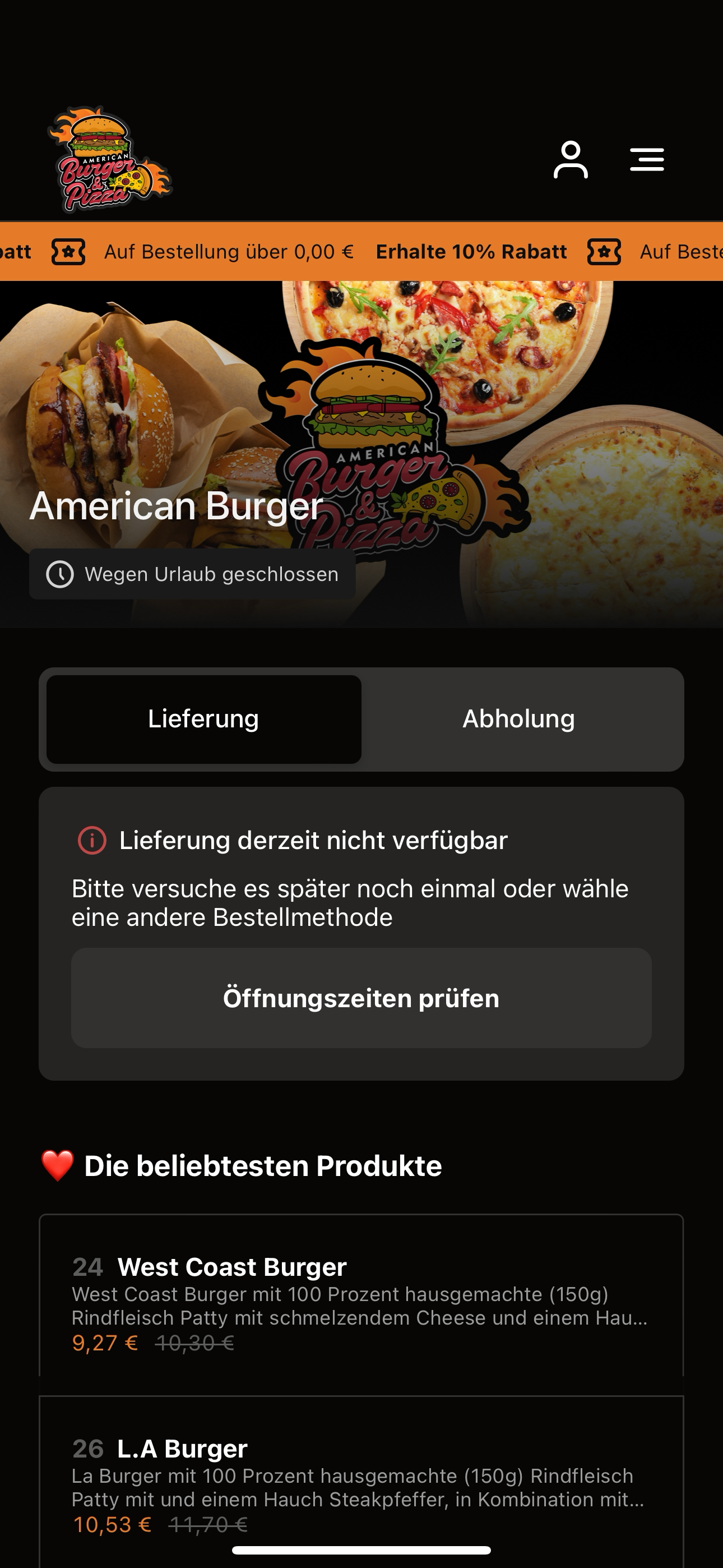 American Burger & Pizza screenshot 3