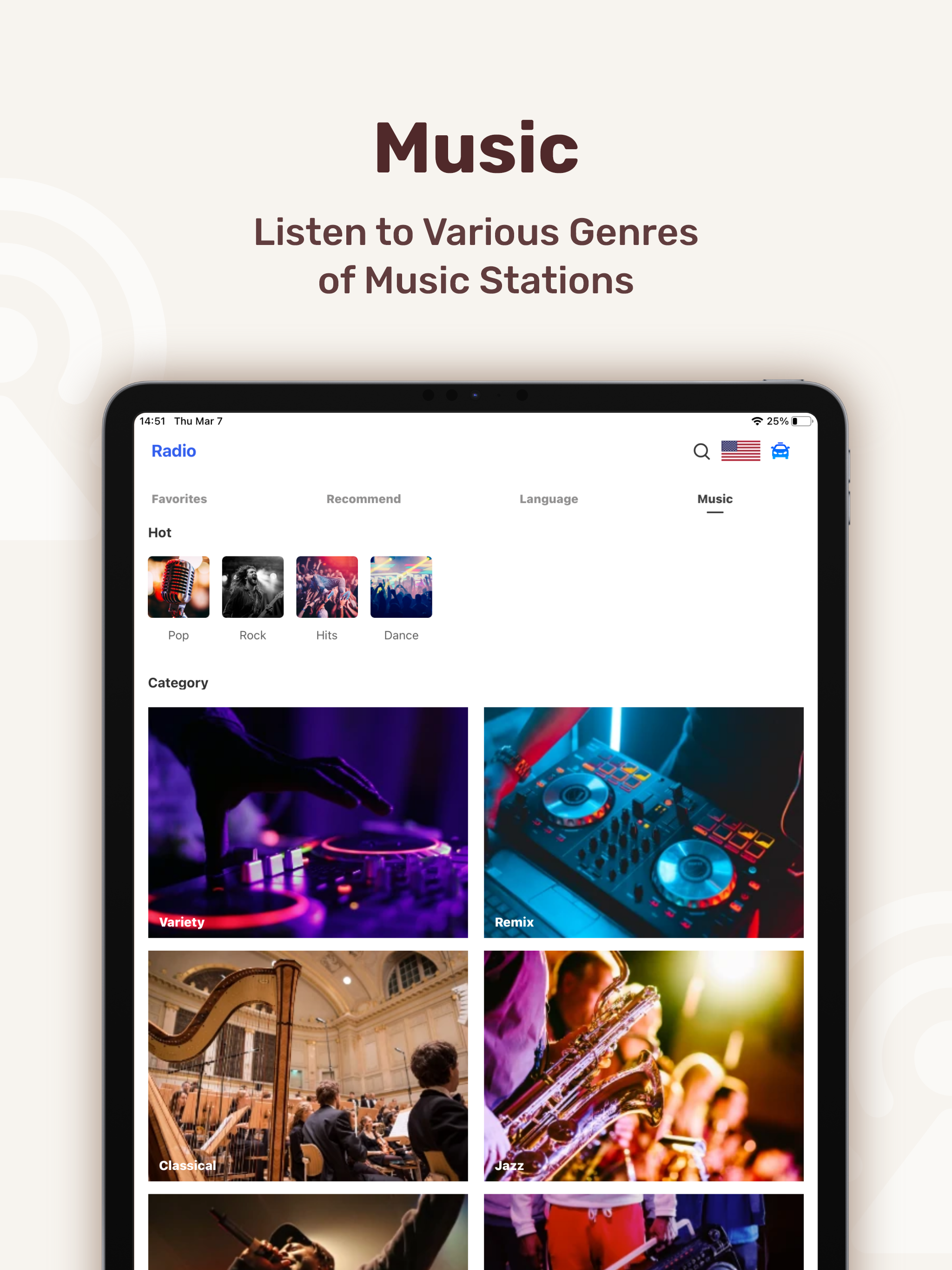 Podcasts Music Radio FM: Podio