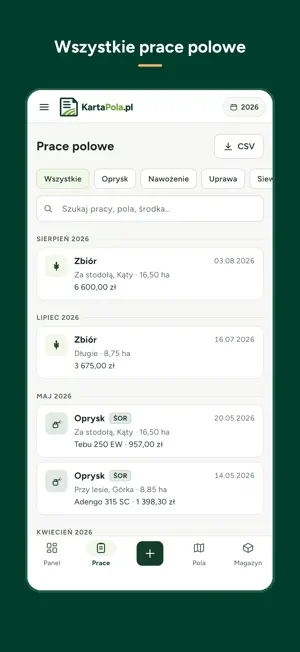 Karta Pola - Prace Polowe screenshot 4