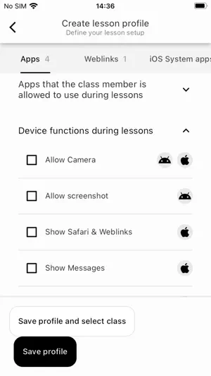 Relution Teacher screenshot 2