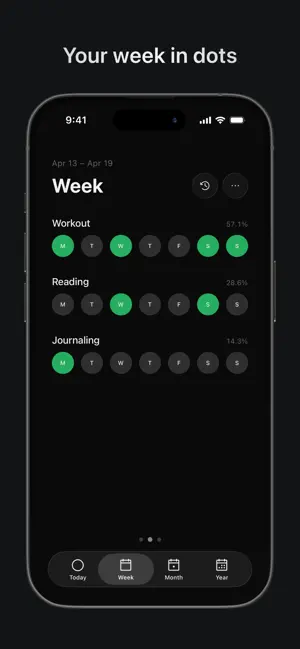 Dot · Habit Tracker screenshot 2
