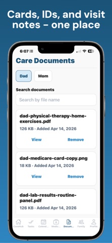 Caregiver: Elderly Parent Help screenshot