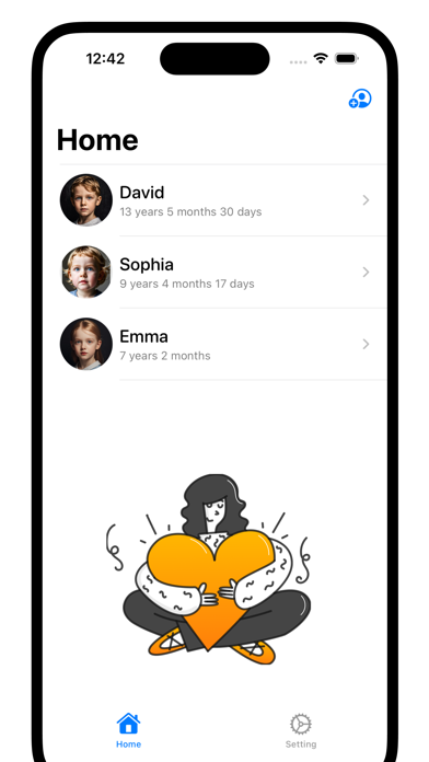 GrowNote - Kids Growth Tracker Screenshot