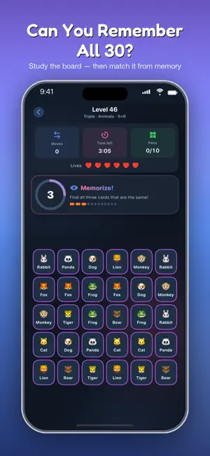 Memory Match: Brain Booster screenshot 1