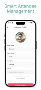 Eventee Check-in screenshot