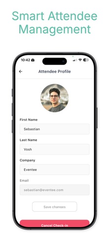 Eventee Check-in screenshot