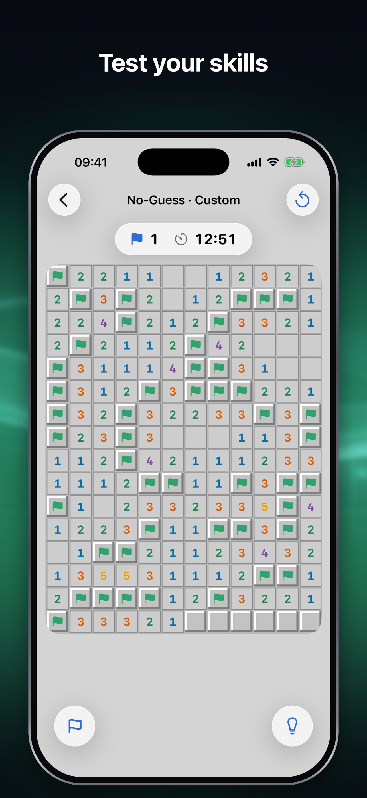 Screenshot 2 of Sweep — No-Guess Minesweeper