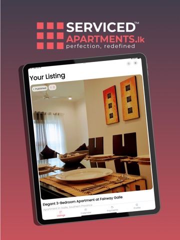 Serviced Apartments LK iPad screenshot