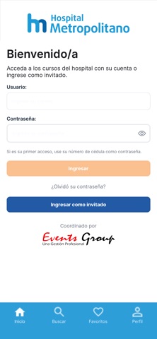 Eventos Hospital Metropolitano screenshot