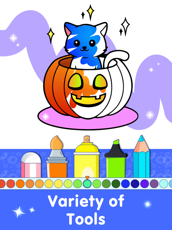 Drawing App Kids Coloring Book iPad screenshot 6 - Education app