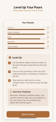 Foamo: Latte Art Grader screenshot