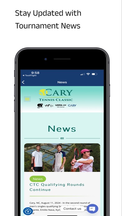 Cary Tennis Classic Screenshot