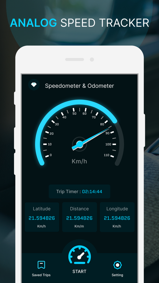 #1. GPS Speedometer - Track Speed (iOS) 由: Bhavik Savaliya