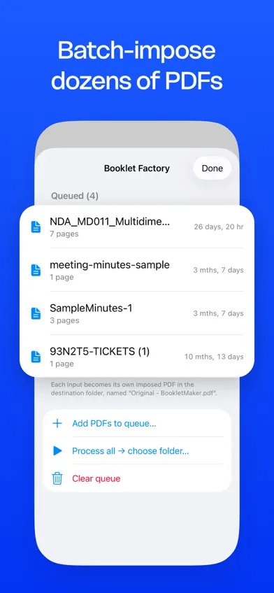 BookletMaker: PDF Imposer screenshot 3