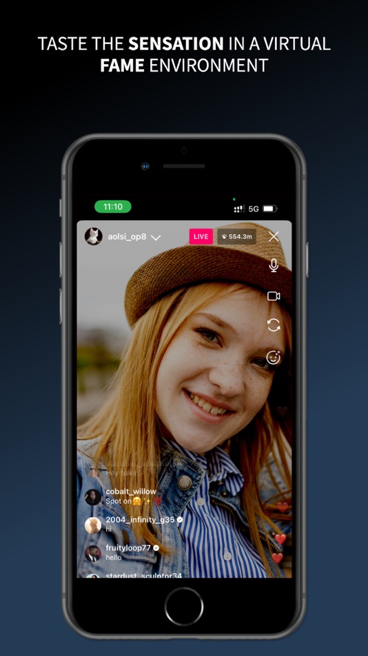 #3. Fameify: Live Stream Simulator (iOS) 由: Kartavya Kumar