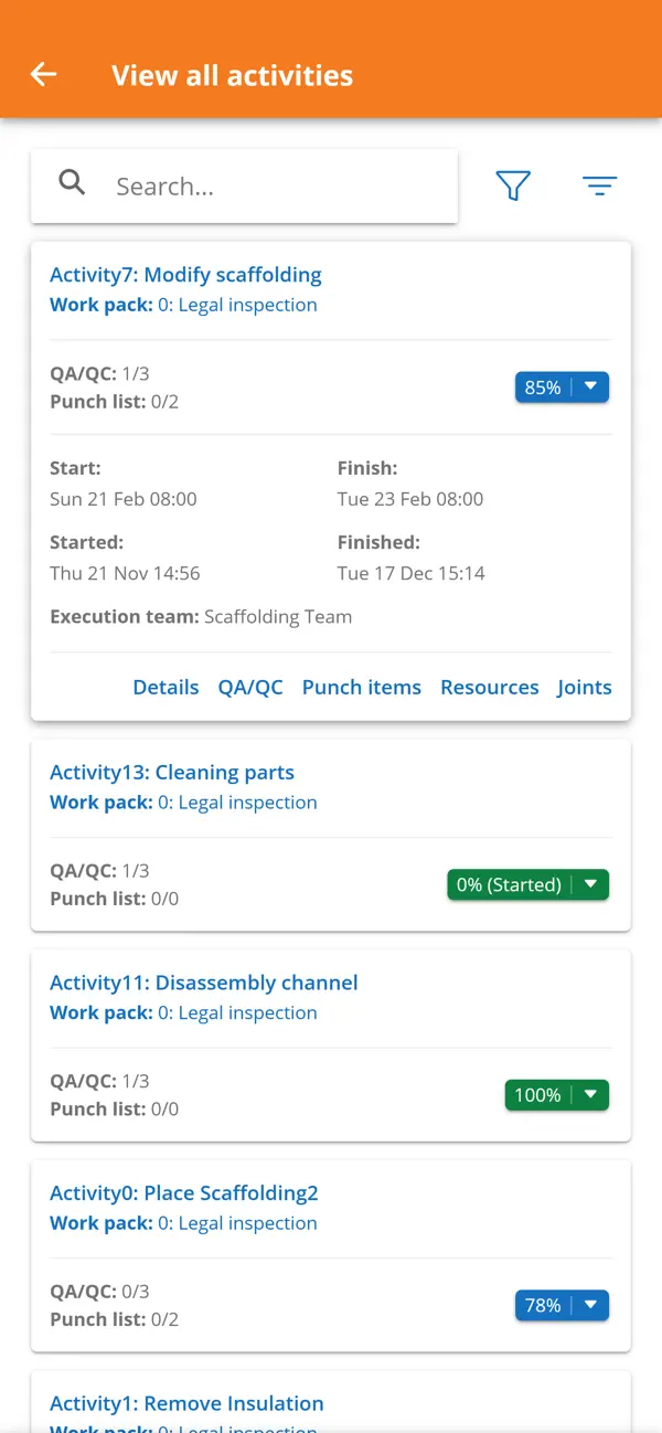 Screenshot #2 pour Cleopatra Work Pack Execution