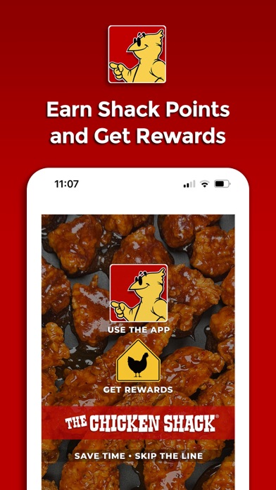 The Chicken Shack Rewards iPhone screenshot 1 - Food & Drink app