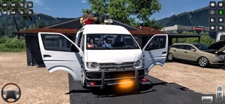 迪拜面包车驾驶模拟器：城市客运与越野运输停车3D游戏任务挑战 screenshot