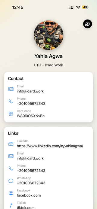 iCard Work Screenshot 4 of 4