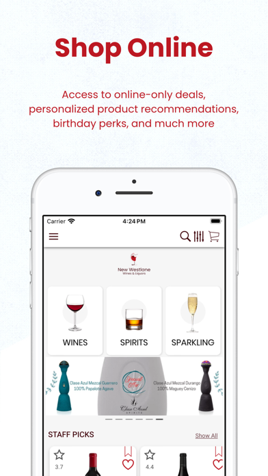 New Westlane Wines & Liquors Screenshot