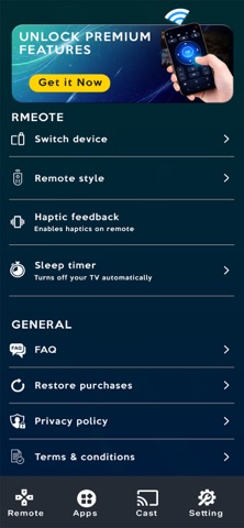 Worldwide TV : Remote Control iPhone screenshot