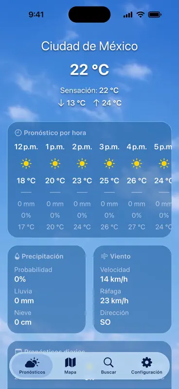 Clima + Radar en Tiempo Real screenshot 1 of 6
