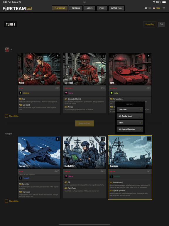 Fireteam: Tactical iPad screenshot