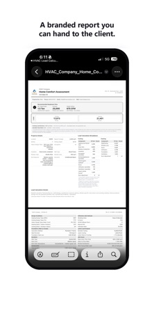 HVAC Load Calculator Manual J iPhone screenshot