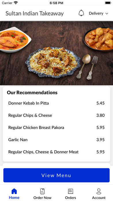 Sultan Indian Takeaway Screenshot