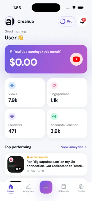 Creahub screenshot 2