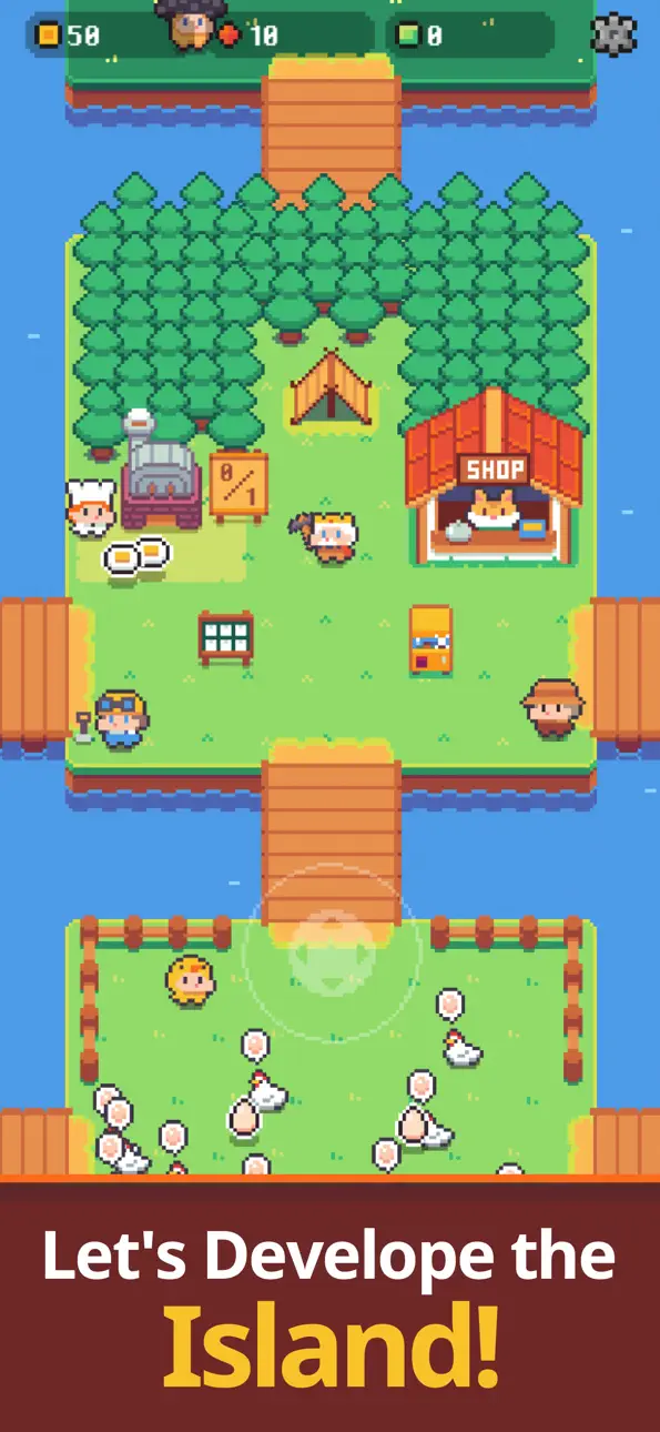 Pickaxe King Island iOS Mod IPA screenshot 1 - iOS game interface