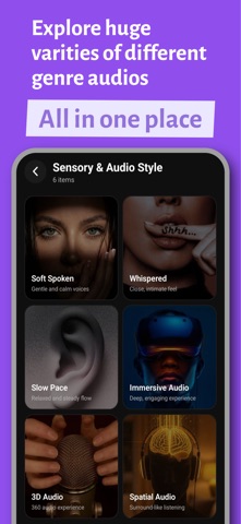 DeeVee: Audio Stories Search iPhone screenshot