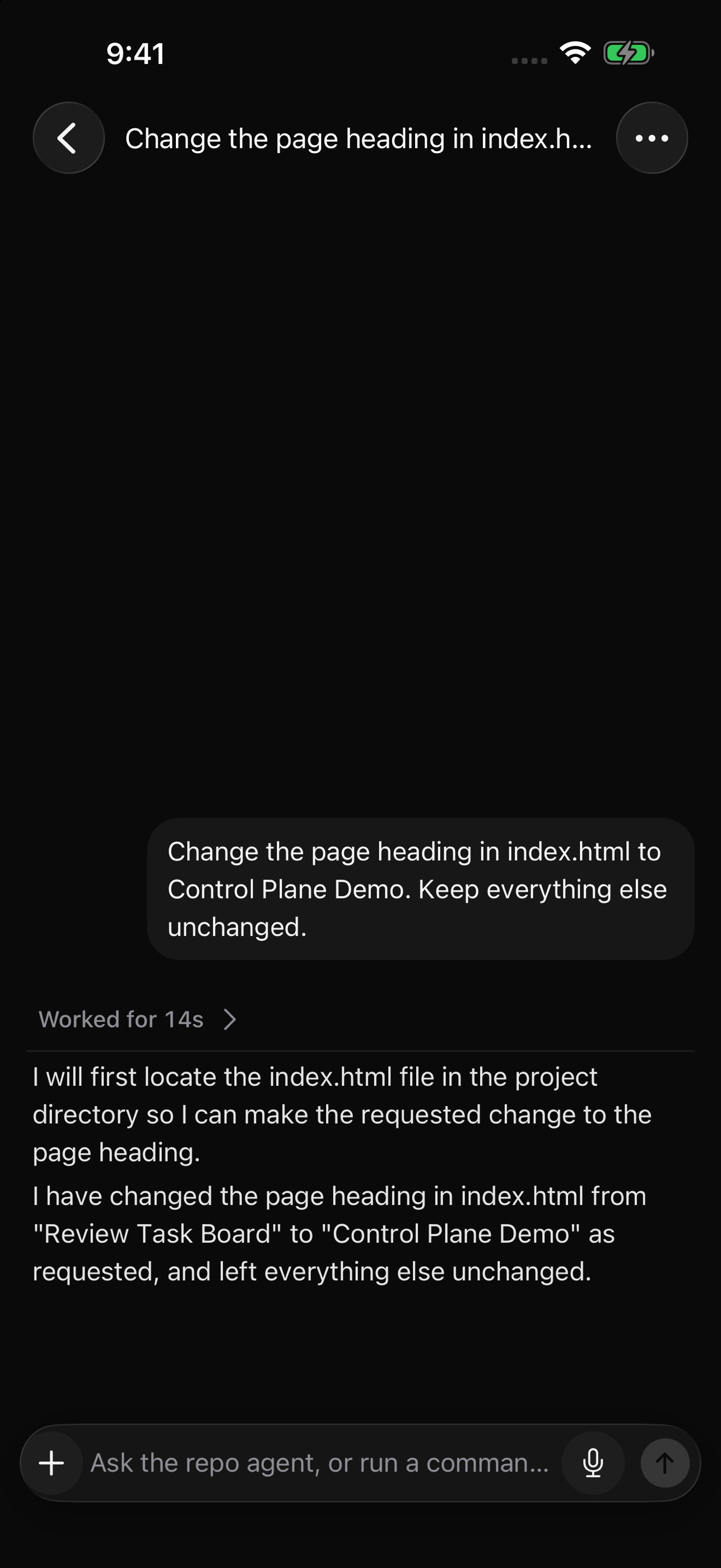 Screenshot 1 of Lucive Control Plane