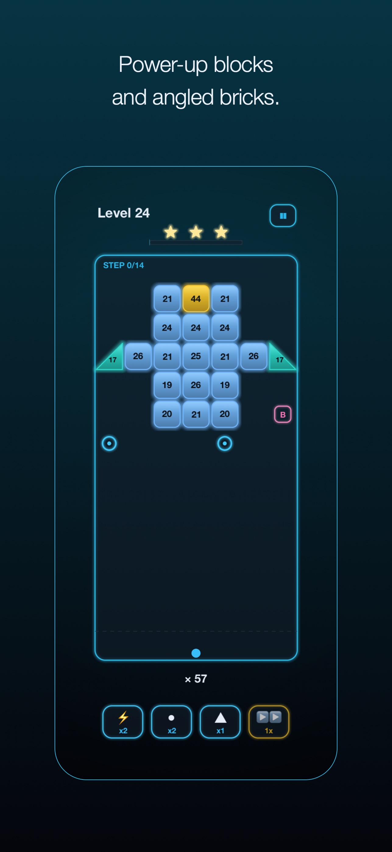 Screenshot 2 of Brick Breaker – No Ads