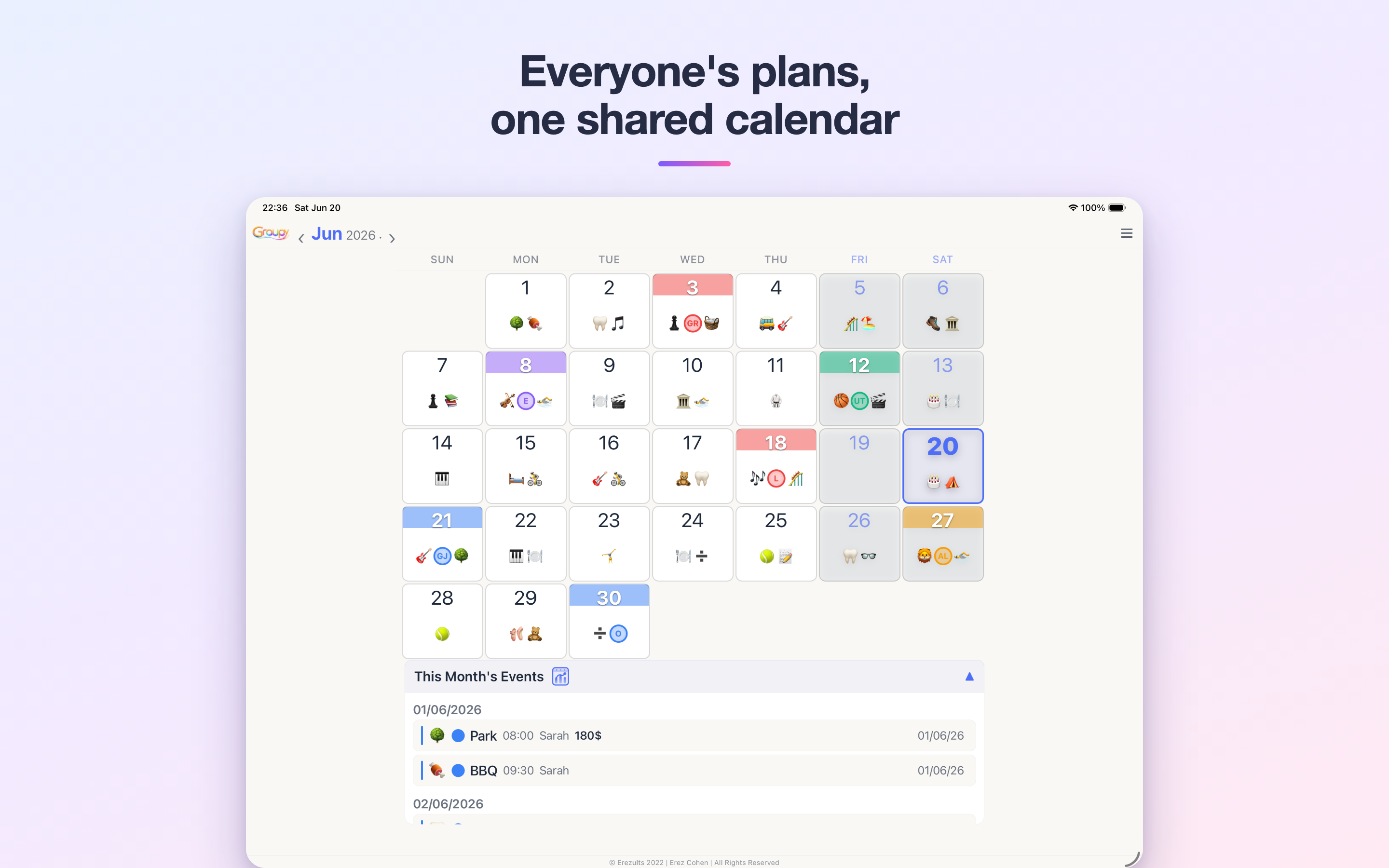 Groupy Calendar screenshot 21