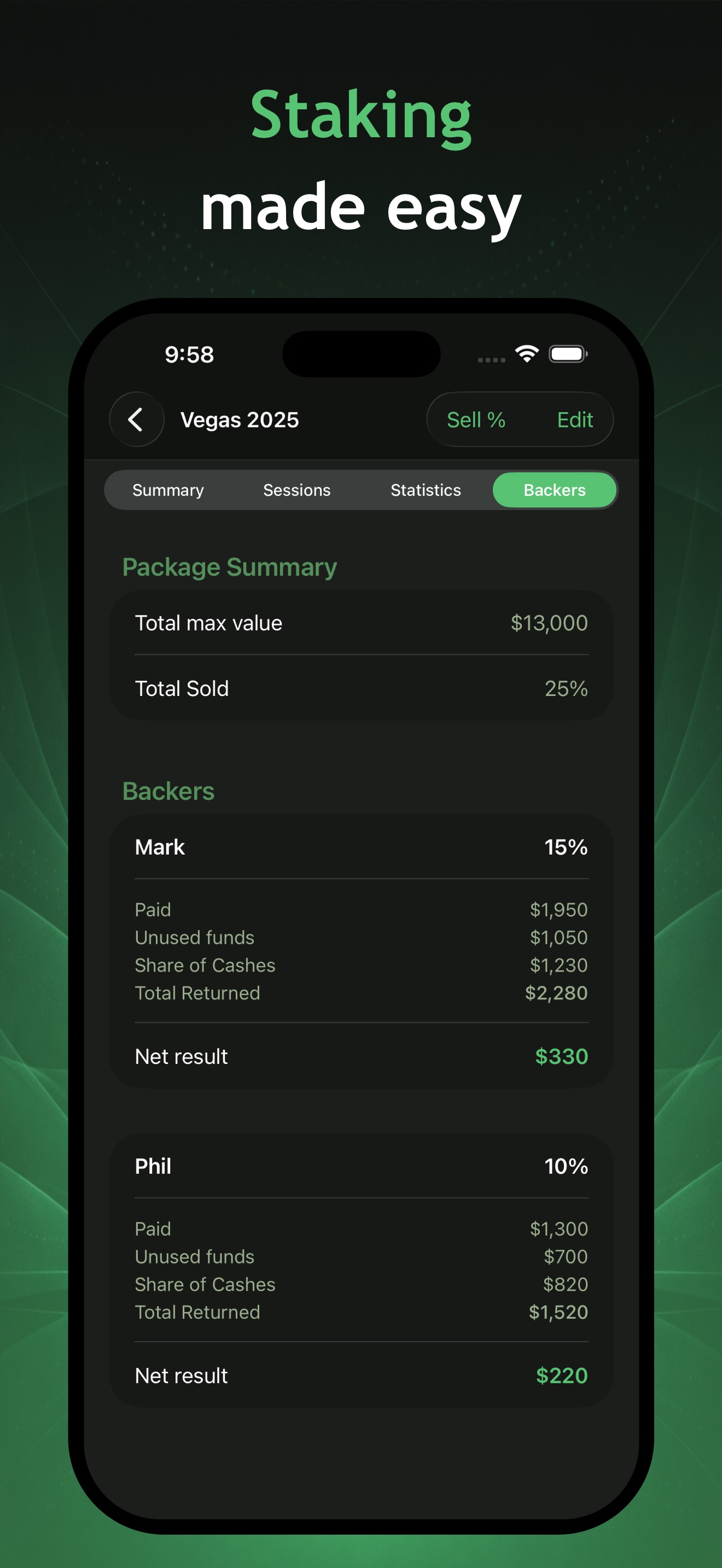 Poker Analytics 6 - Tracker screenshot 6